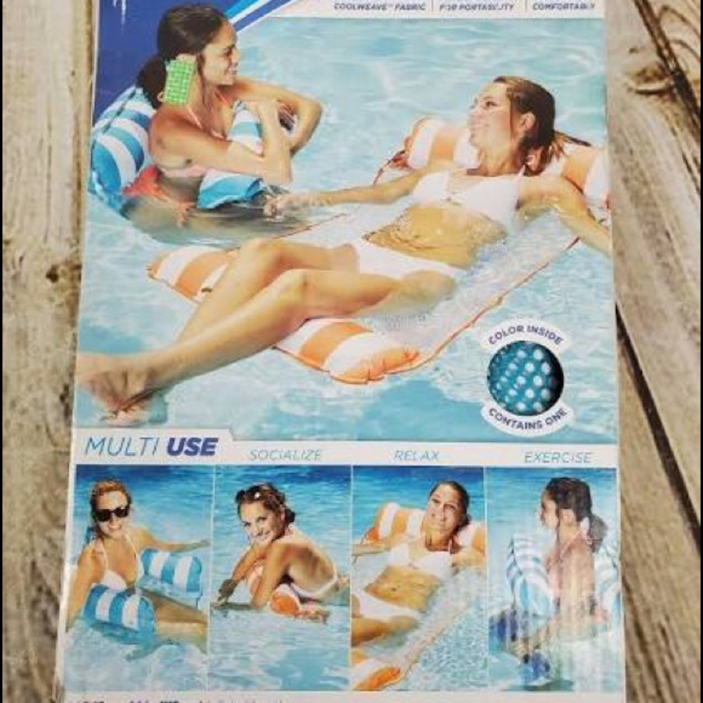 New Aqua Monterey Lounge Swim Pool Floatie